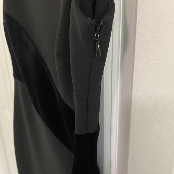 CALVIN KLEIN Women's Velvet-Swirl Sheath Dress Size 0P - Picture 5 of 7